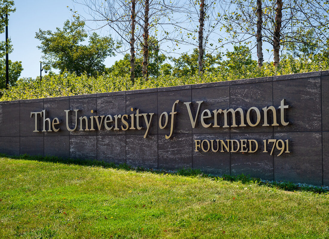 UVM Gateway sign