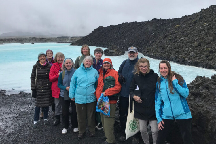 OLLI group on travel to Iceland